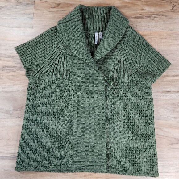 🔹️Caslon Olive Knit Cardigan Sweater Medium - Picture 1 of 16